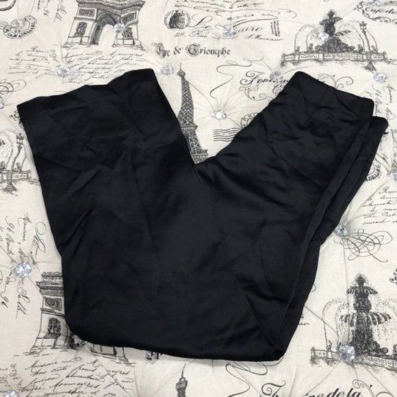 THEORY Clean Wide Leg Pant in Crepe Satin - Picture 9 of 9